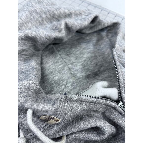MW Gray Zip-Up Hoodie Sz. M Vintage 1980’s Metal Zipper ~minty~ Rocky Balboa - Picture 15 of 16